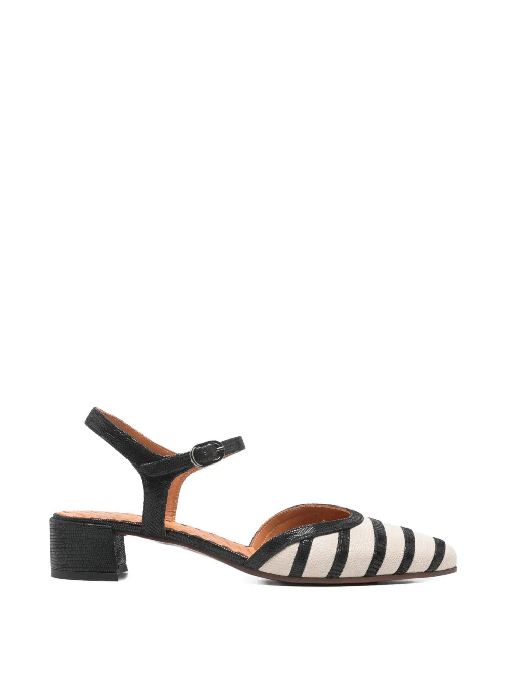 Haler striped heeled pumps | Farfetch Global
