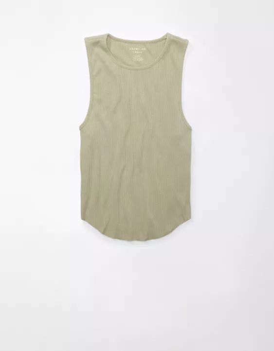 AE High Neck Daily Fave Tank Top | American Eagle Outfitters (US & CA)