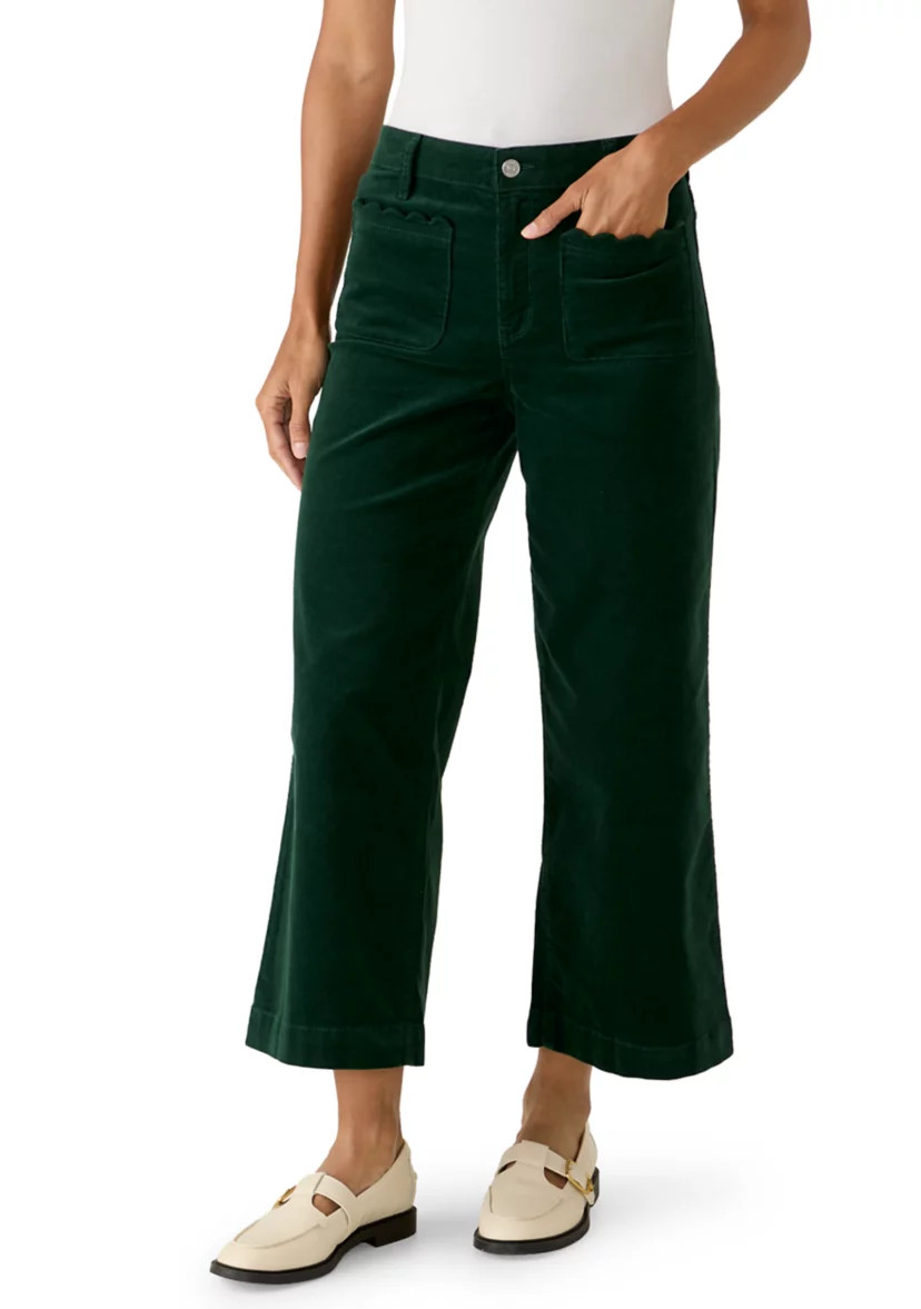 Women's Wide Leg Cropped Pants | Belk