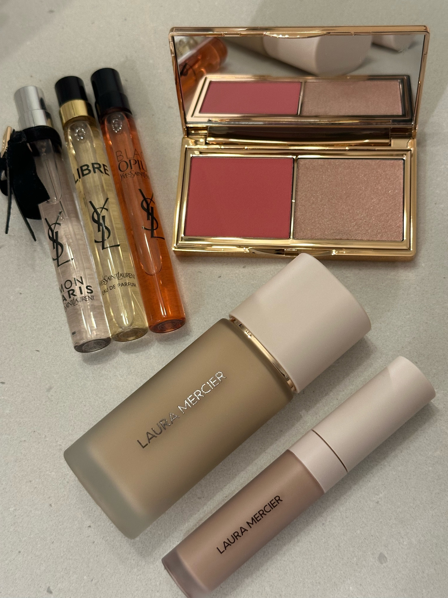 Some of my everyday beauty favourites from Sephora!! 🫶💕 

I am OBSESSED with YSL fragrances!! My favourites are Black Opium, Mon Paris & Libre, and I rotate between those three depending on my mood/where I’m going. 

The Laura Mercier real flawless weightless foundation and conceal have been an absolute game changer for me! Such good coverage and my skin looks airbrushed but not cakey. 

This mini Charlotte tilbury blush & highlighter duo has such cute packaging and the shades are so pigmented and glide onto the skin like butter. It’s also perfect for travelling! 

Sephora, Sephora picks, Sephora sale, Sephora savings event, Sephora haul, beauty products, skin products, fragrance, beauty, foundation, concealer, blush, highlighter, travel size, travel, what’s in my cart, daily routine, daily beauty products 

#LTKbeauty #LTKfindsunder100 #LTKxSephora