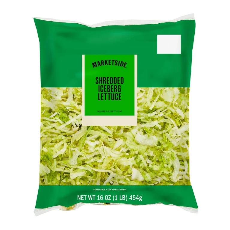 Marketside Fresh Shredded Iceberg Lettuce, 16 oz Bag | Walmart (US)