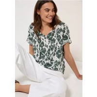 Cecil Damen Gemusterte Bluse in Grün, Gr: XXL | CECIL DE