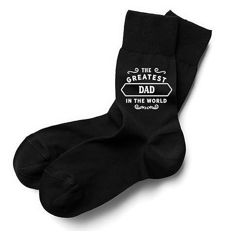 Dad Gift Idea Black Socks Present Keepsake Size 6 to 11 | Amazon (CA)