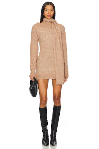Etta Sweater Dress in Oat Brown | Revolve Clothing (Global)