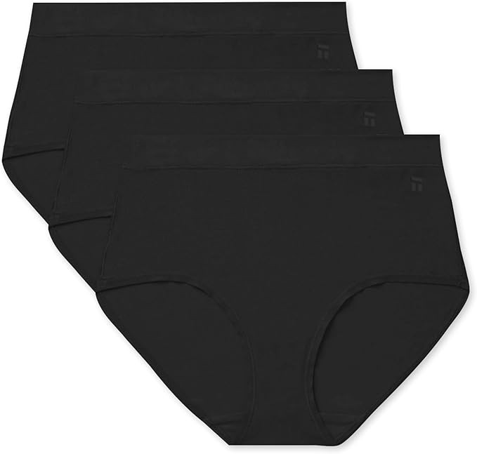 Tommy John Women's Second Skin High Rise Briefs – Soft, Stretchy, Breathable, Full Coverage Hig... | Amazon (US)