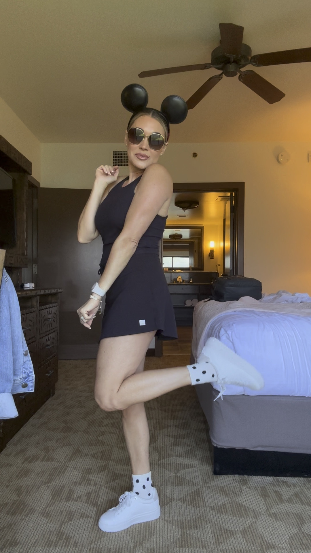 The softest athleisure set ever, paired with a fun comfy white shoe  

#LTKOver40 #LTKBacktoSchool #LTKActive