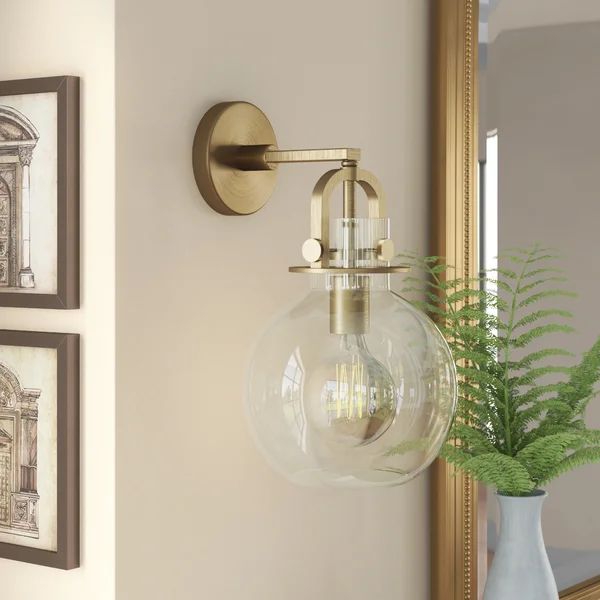 Chesterland 1 - Light Dimmable Armed Sconce | Wayfair North America