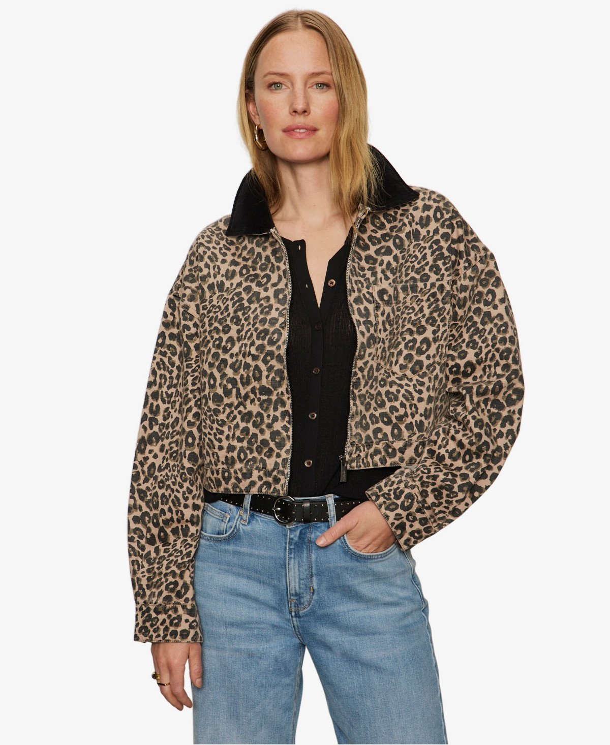 Sanctuary Women's Cropped Barn Jacket - French Kitty | Macy's