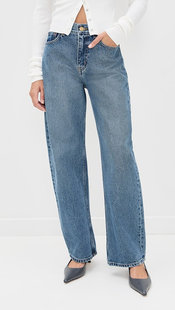 Leroy Mid Relaxed Bow Jeans | Shopbop