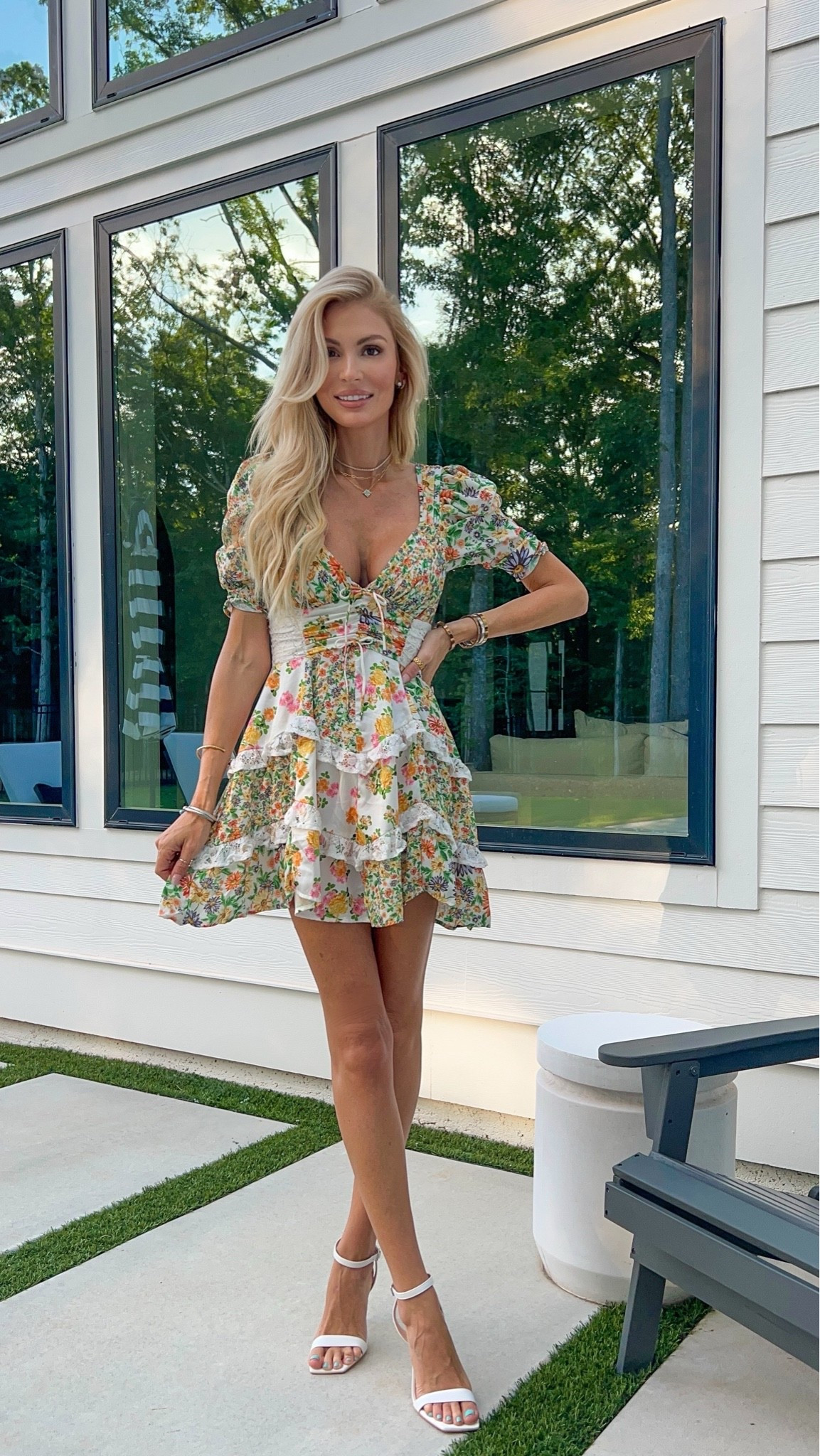 Floral sundress mini dress