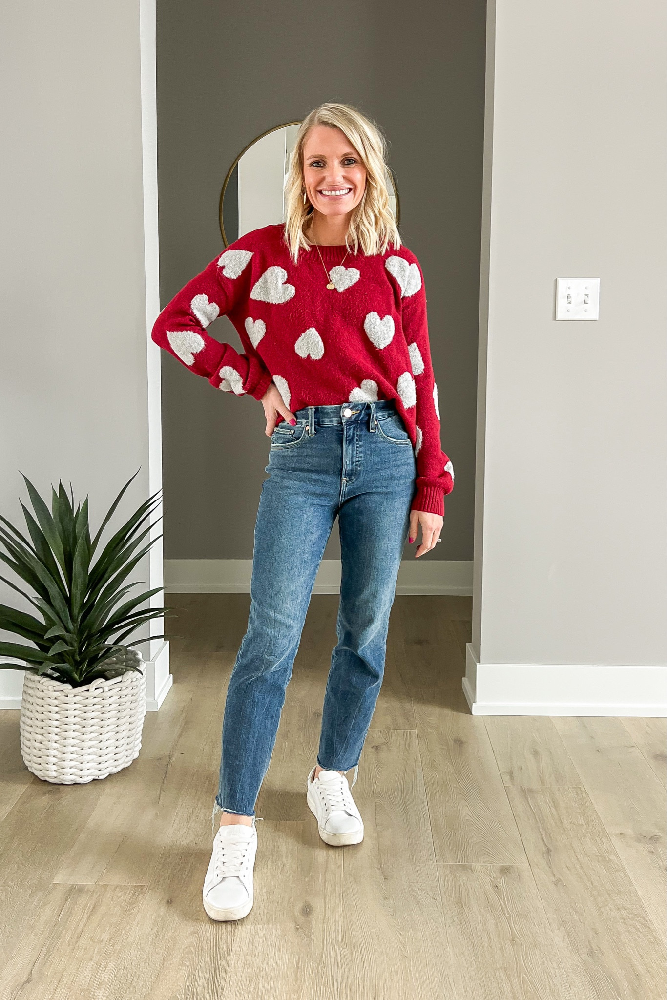 What I wore this week! 
Sweater- linked similar 
Jeans- small/regular
Shoes- 7.5

#LTKsalealert #LTKstyletip #LTKfindsunder100