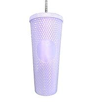 Starbucks 2021 Holiday Icy lilac Bling Studded Cold Cup Tumbler 24oz | Amazon (US)