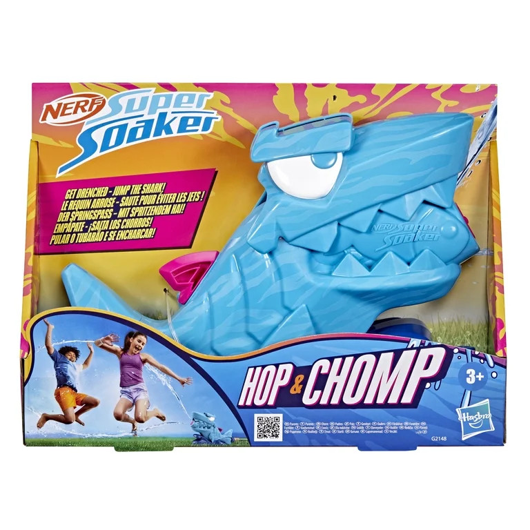 Nerf Super Soaker Hop & Chomp Water Toy, Sprays Water Streams, Ages 3+ | Walmart (US)