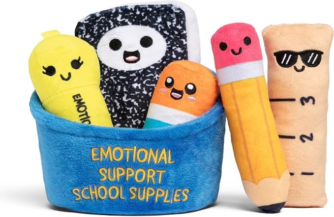 Emotional Support School Supplies Plush by Relatable - Cute Stuffed Animals and Squishy Toys, Fun... | Amazon (US)