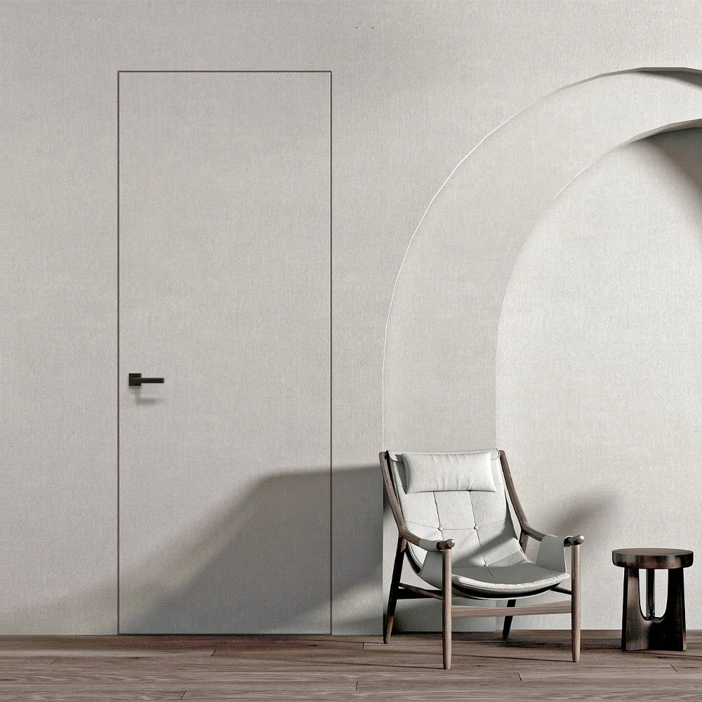 Invisible Frameless Door Manufactured Wood Solid Core Regular Interior Door | Wayfair North America