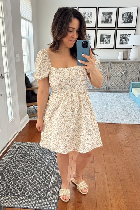 Another floral spring dress I’m loving! It’s a great dress for busty girls because it’s stretchy in the back. I’m a 34DDD right now and a size 4/6 and the small fits perfectly. It’s so comfy and flattering. Linking my raffia sandals, too, because I’m obsessed with them. They’re so comfy and cute. And I feel like they’re going to dress up even the most basic spring outfits and summer outfits this year. Questions? Drop them in the comments!

#LTKfindsunder50 #LTKSeasonal #LTKtravel