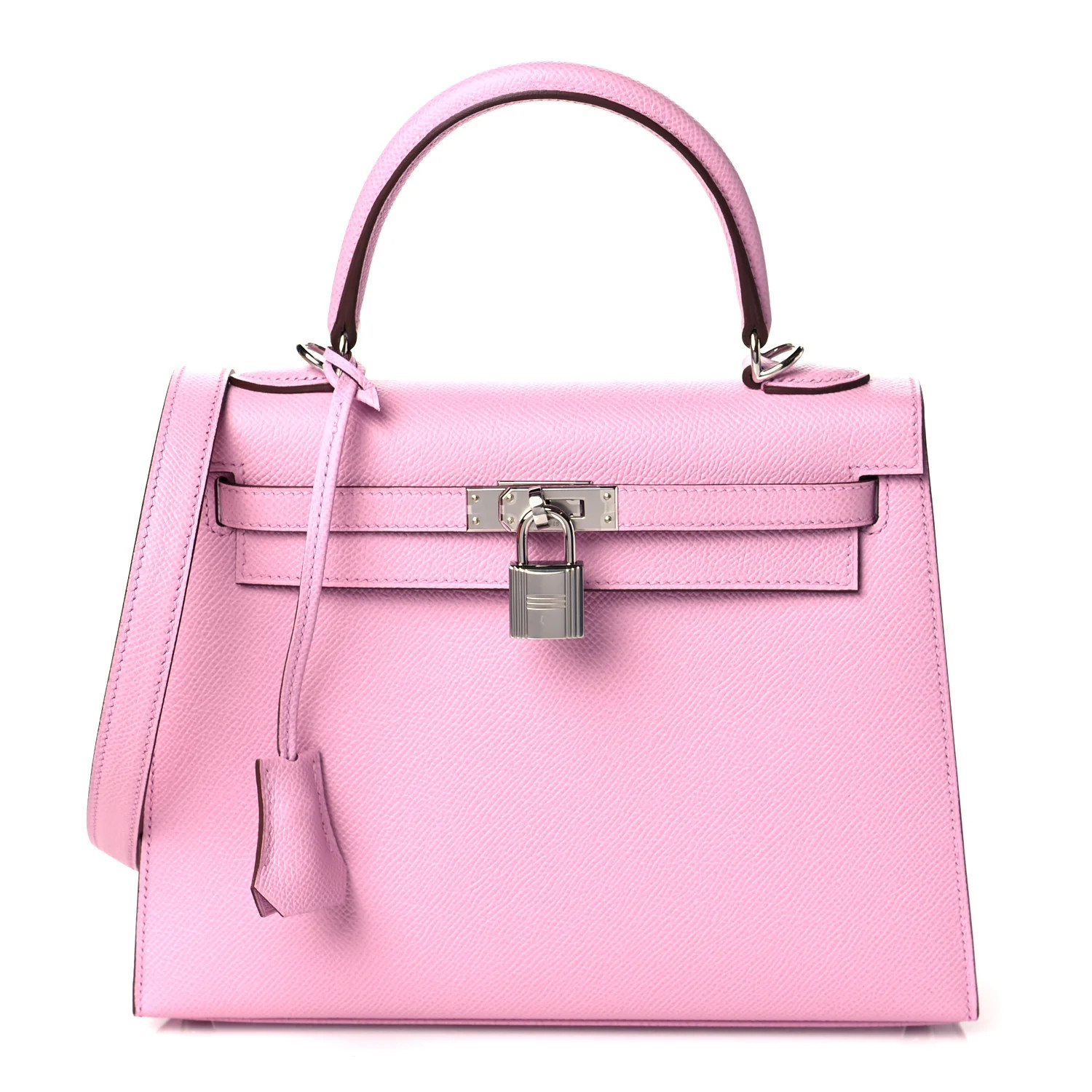 HERMES Epsom Kelly Sellier 25 Mauve Sylvestre | FASHIONPHILE | Fashionphile