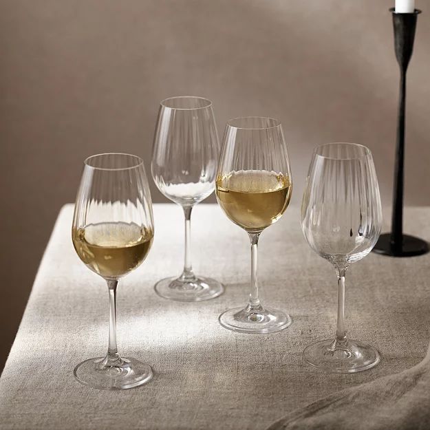 Skye Optic Wine Glasses – Set of 4 | The White Company (UK)
