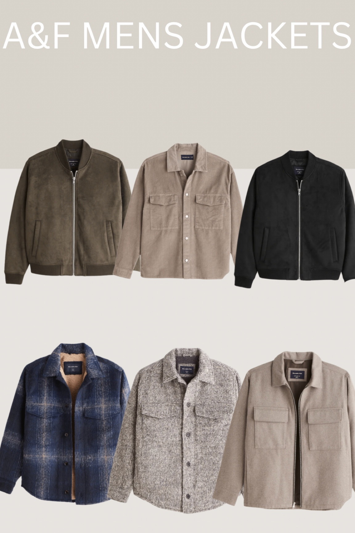 Mens Abercrombie Jackets you absolutely need !! #mensabercrombie #abercrombiestyle #A&Fsale