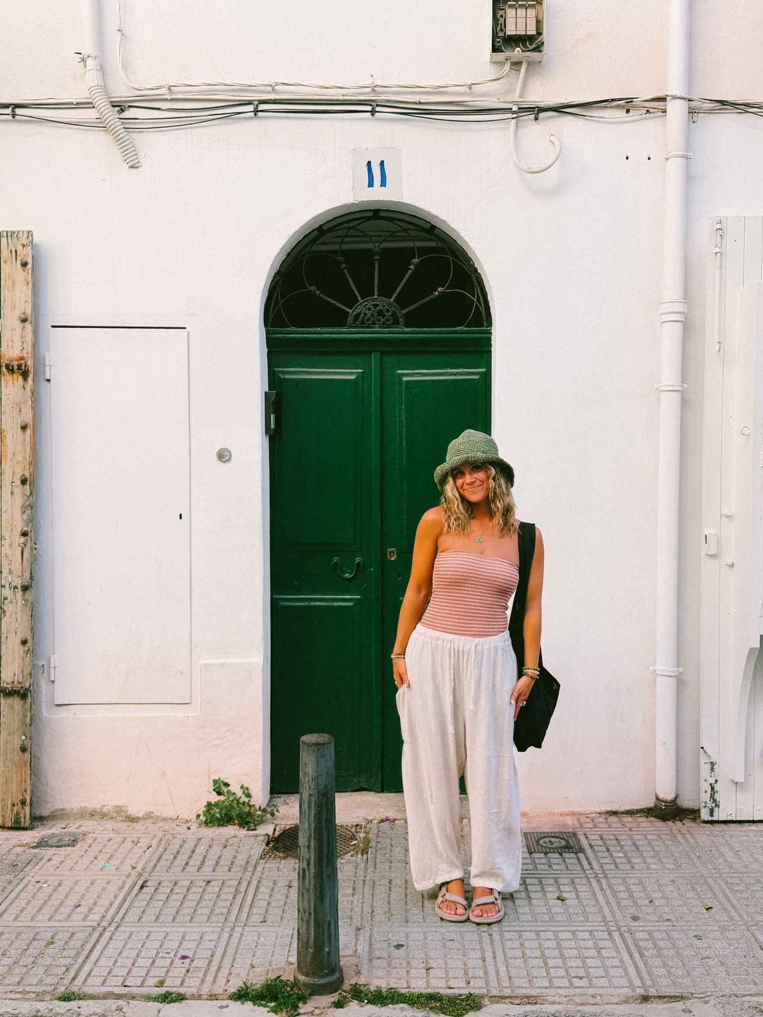 Roaming through downtown Ibiza after a Long Beach day 🏝️ 
Swim: Medium
Pants: Small

#LTKSwim #LTKPetite