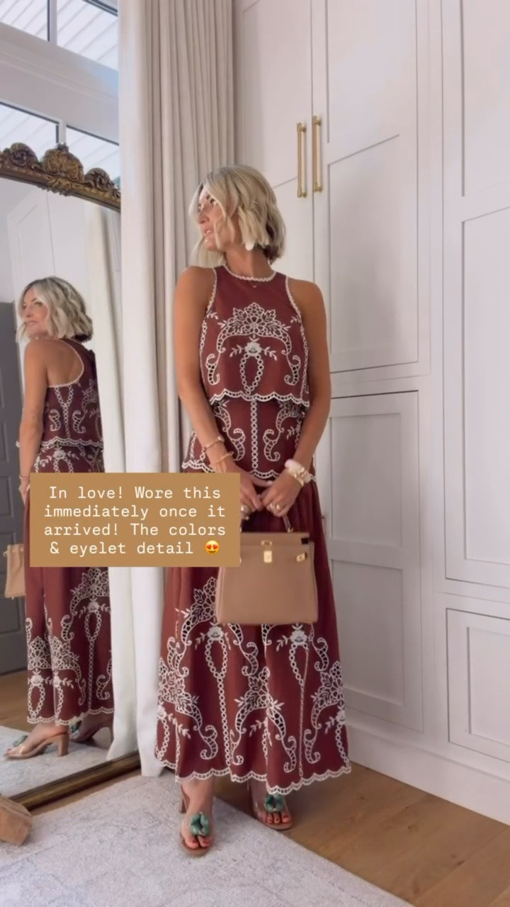 I’ve already worn this dress out! It’s a perfect early fall dress! Love the eyelet details! Wearing XS!

Loverly Grey, pre fall looks, early fall outfit, fall dress, wedding guest dress for fall, fall event dress

#LTKSeasonal