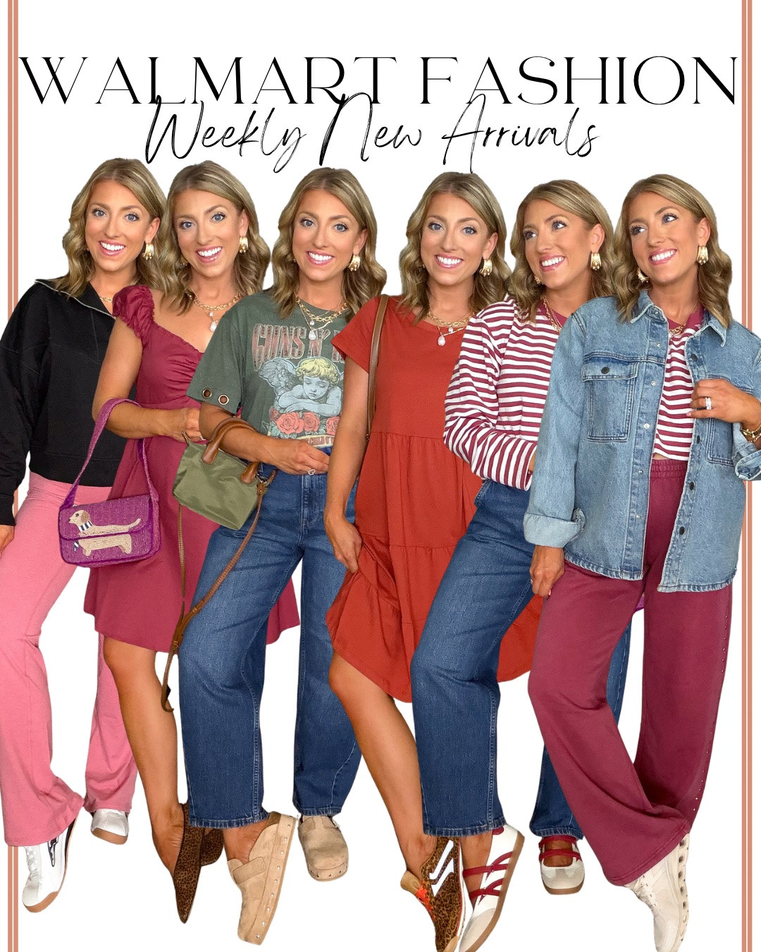 ✨ The early fall Walmart new arrivals are here, and they are SO good! 🍂 These pieces are perfect for that in-between season when it’s still warm outside but you’re ready to start adding those rich fall colors, cozy layers, and elevated basics to your wardrobe.

This week’s drop is packed with versatile finds—from matching sets and graphic tees to denim, dresses, lightweight layers, and everyday staples you can wear now and style all the way through fall. Everything is affordable, easy to mix and match, and looks so much more expensive than the price tag!

If you’re starting to build your early fall wardrobe without spending a fortune, this haul is one you won’t want to miss. 🤎

#WalmartFashion #WalmartFinds #WalmartStyle #WalmartNewArrivals #EarlyFallFashion #EarlyFallStyle #FallFashion #FallOutfits #TransitionalStyle #AffordableFashion #AffordableStyle #EverydayStyle #CasualOutfits #MomStyle #DenimStyle #GraphicTee #MatchingSet #FallWardrobe #OOTD #StyleInspiration #FashionFinds #BudgetFashion #ComfyStyle #NewArrivals #FallStyle

#LTKootd #LTKPetite