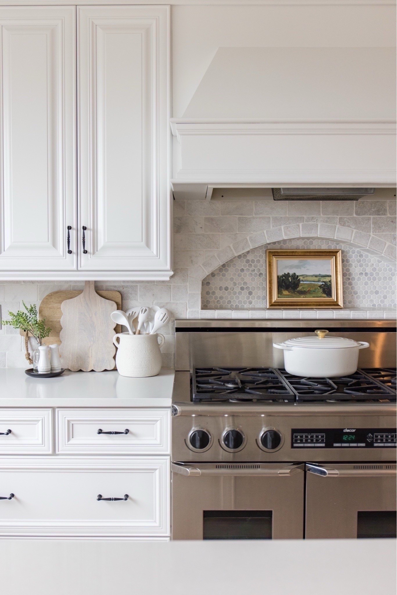 Kitchen decor! Love our scalloped cutting board! 

#LTKSeasonal #LTKHome

#LTKSeasonal #LTKHome