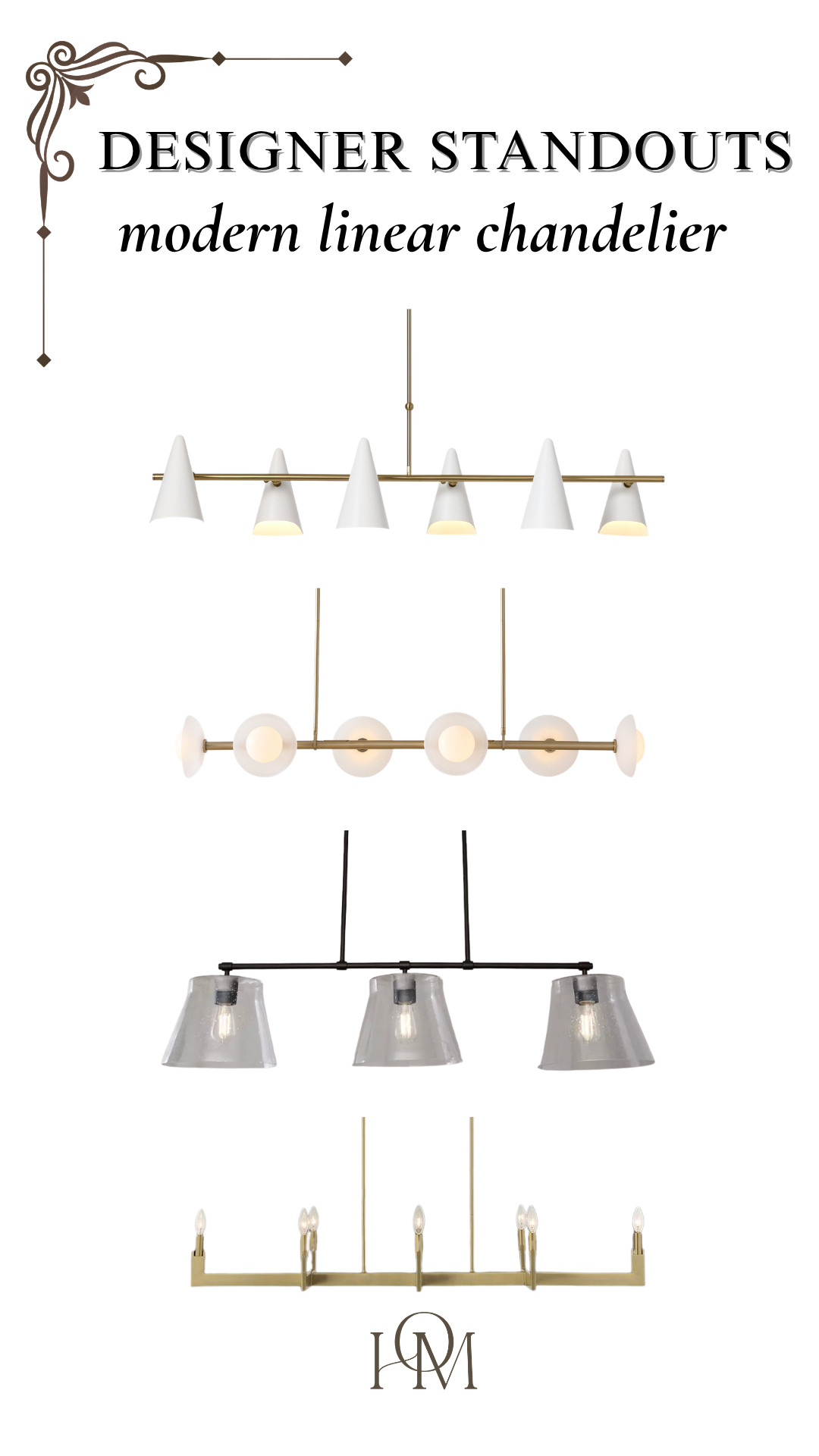 Modern linear chandelier. 

 #LTKHome #LTKSaleAlert
