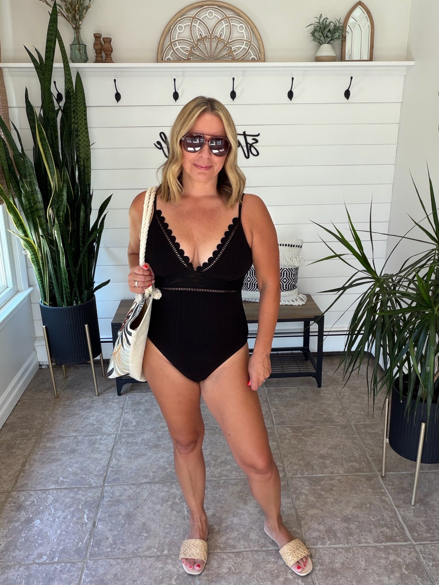 Such a cute bathing suit!
I'm wearing my normal size medium. I love that it's not cheeky
Vacation outfits beach, summer outfits over 40, midlife swimsuits
#LTKSwim #LTKOver40
#LTKSaleAlert

#LTKTravel #LTKMidsize #LTKPetite