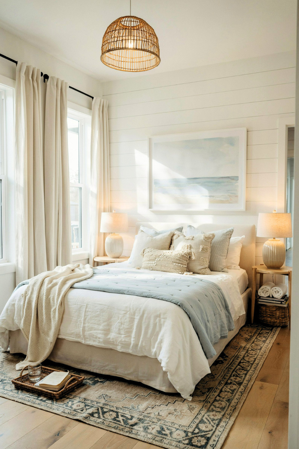 Coastal Bedroom Decor Finds That Turn Every Night Into a Beachside Escape

Bring the calm and airy feeling of a coastal retreat into your bedroom with cozy bedding, textured throw pillows, soft blue accents, woven lighting, neutral curtains, and timeless decor pieces. These coastal bedroom decor finds create a light, relaxing space that feels both elegant and inviting. Perfect for anyone who loves beach house style, coastal interiors, neutral home decor, coastal bedroom ideas, bedroom styling inspiration, cozy bedroom decor, light blue bedroom accents, woven pendant lights, coastal cottage style, serene bedroom design, affordable home decor finds, Amazon home decor, and relaxed coastal living.

#LTKSeasonal #LTKHome #LTKSaleAlert