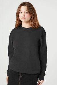 Fleece Drop-Sleeve Pullover | Forever 21 (US)