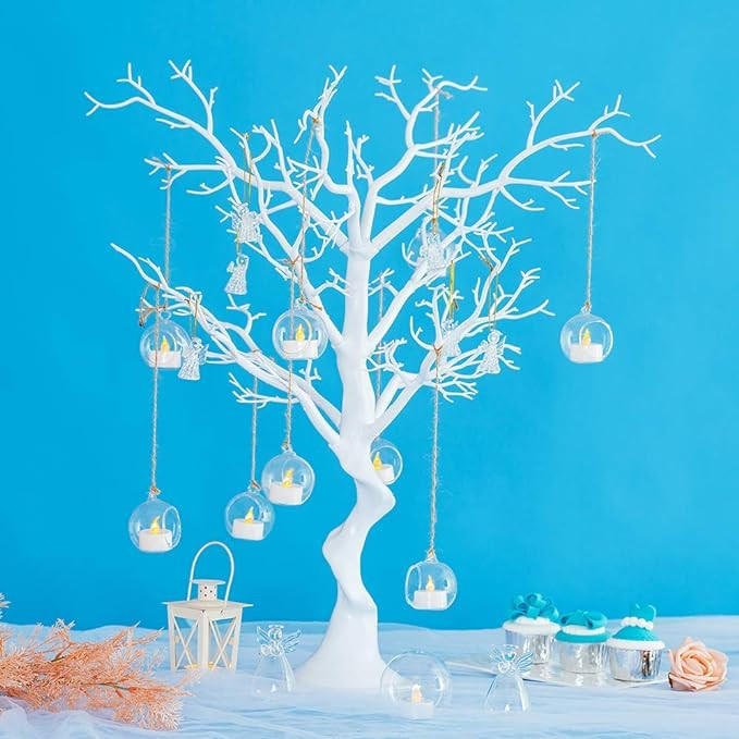 Sziqiqi White Artificial Tree Centerpiece for Weddings, Parties, Christmas - 1 Trunk + 10 Branche... | Amazon (US)