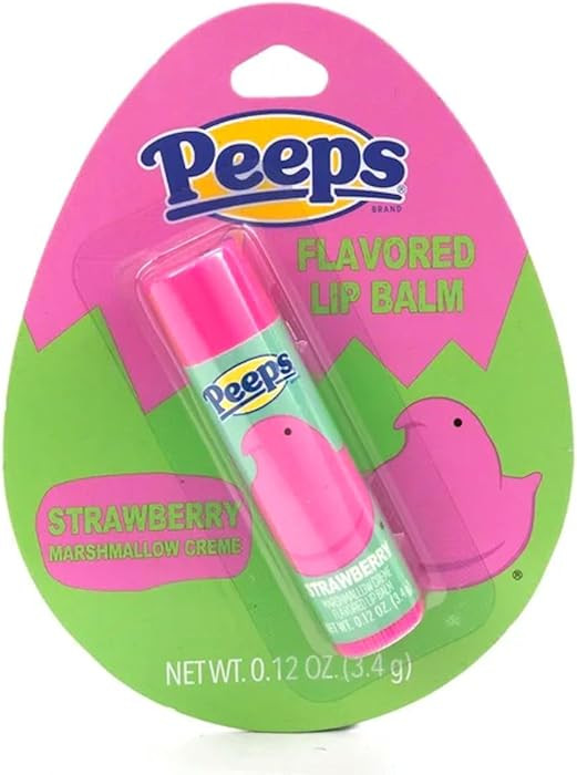 Peeps (1) Easter Candy Flavored Lip Balm - Strawberry Marshmallow Creme - Net Wt. 0.12 oz / 3.4 g | Amazon (US)