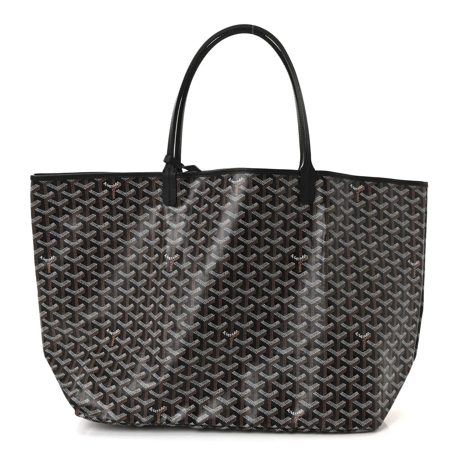 Goyard Goyardine Saint Louis GM Black 1807873 | FASHIONPHILE (US)