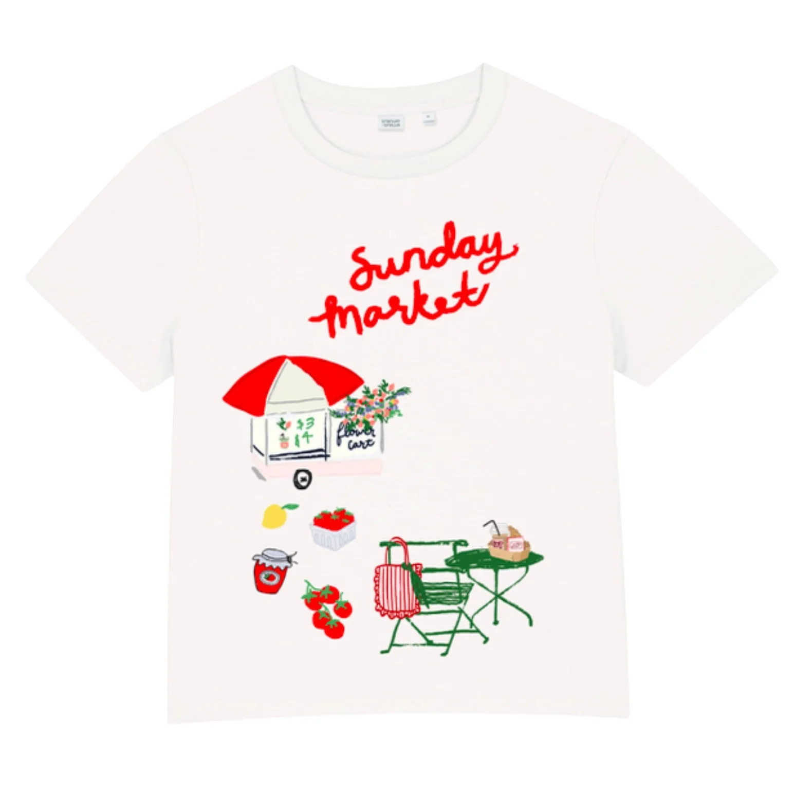 Sunday Market Women's Tee | Shop Kristin Jones