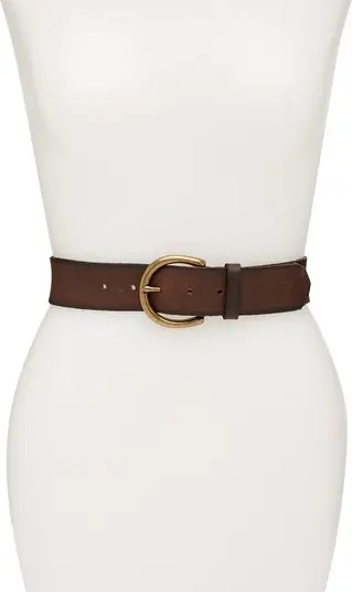 Frye Flat Leather Belt | Nordstromrack | Nordstrom Rack