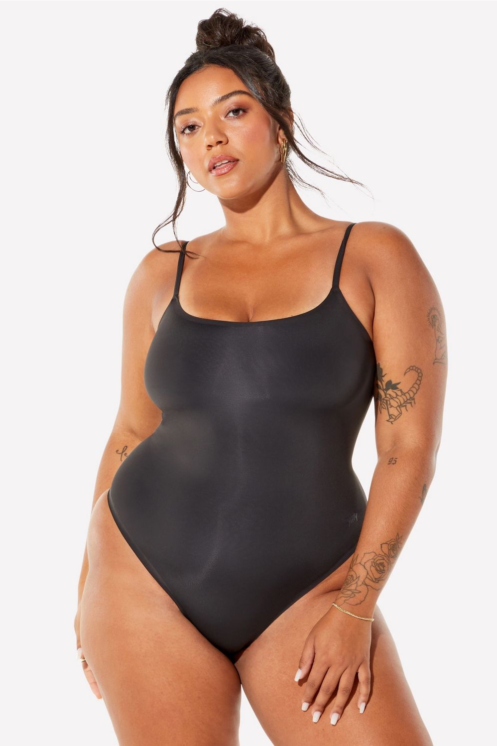 Smoothed Reality Square Neck Bodysuit | Fabletics - North America