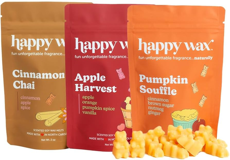 Happy Wax Savory Mix Premium Scented Natural, Non Toxic Soy Wax Melts – 6 Total Oz. of Scented ... | Amazon (US)