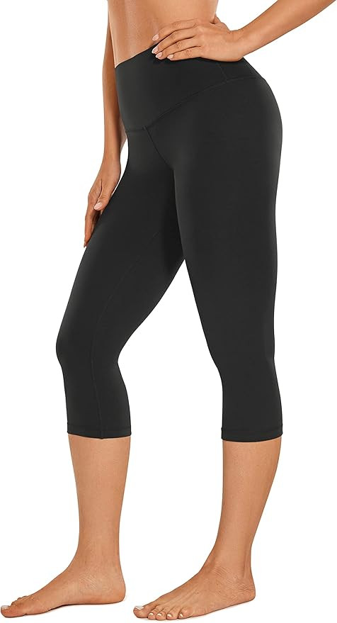 CRZ YOGA Womens Butterluxe High Waisted Lounge Capri Leggings 17'' / 19'' / 23'' - Workout Butter... | Amazon (US)
