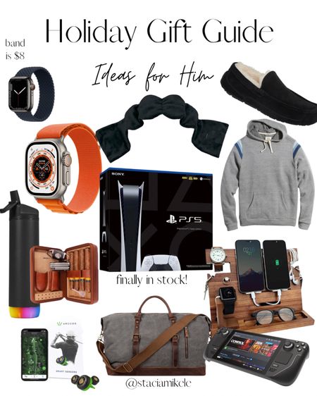Gift guide for men
Ps 5
Steam deck portable gaming device 
All birds 
Hidrate smart water, this is the best bottle ever the straw makes it easy to drink way more water than you normall would 
Nod pod weighted sleep mask and more 

#LTKSeasonal #LTKHoliday #LTKGiftGuide