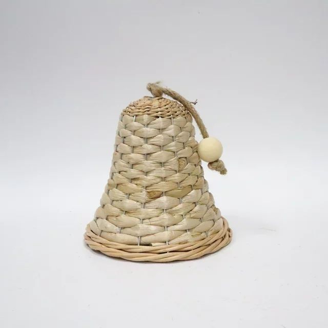 Natural Color Wicker Bell Table Decor, 200mm, 8 in, by Holiday Time - Walmart.com | Walmart (US)