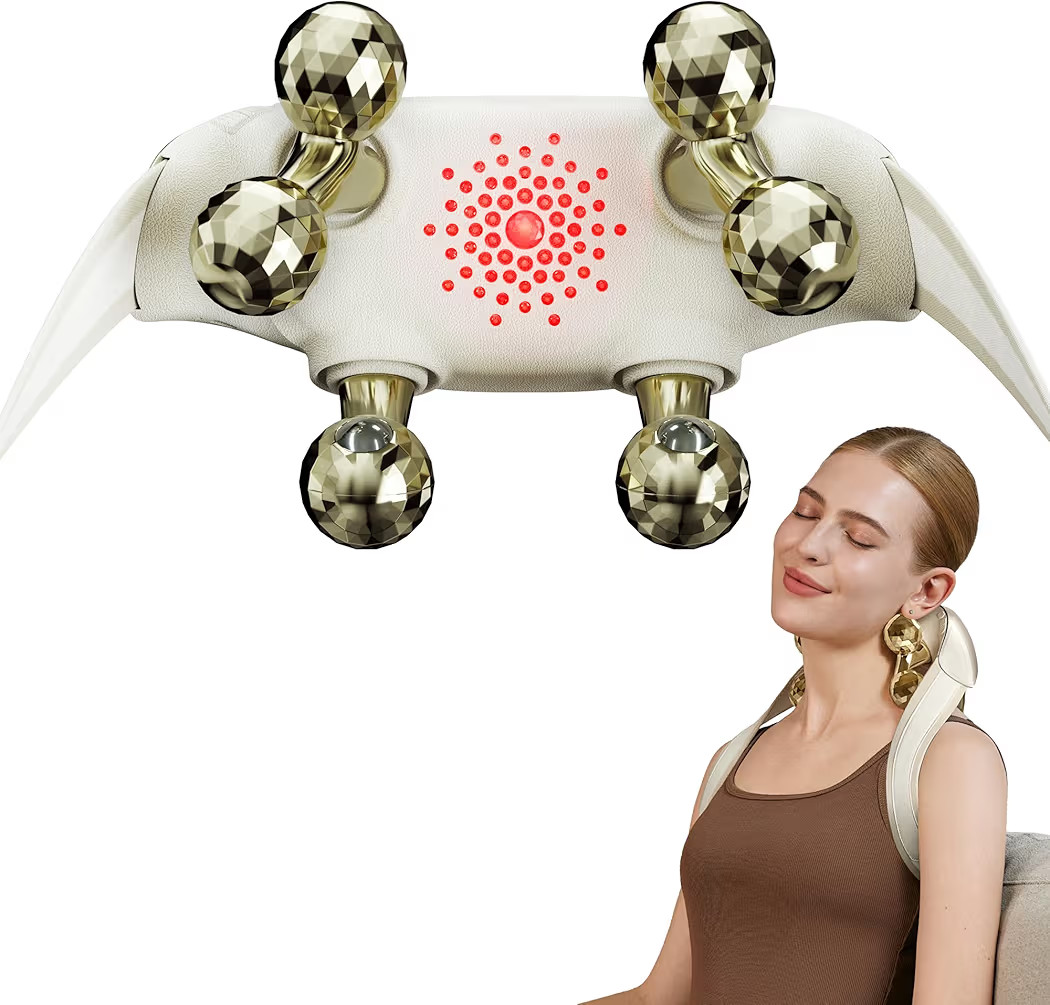 SKG Neck Massager for Pain Relief Deep Tissue Shiatsu Neck and Shoulder Massger with Heat Flex Ma... | Amazon (US)