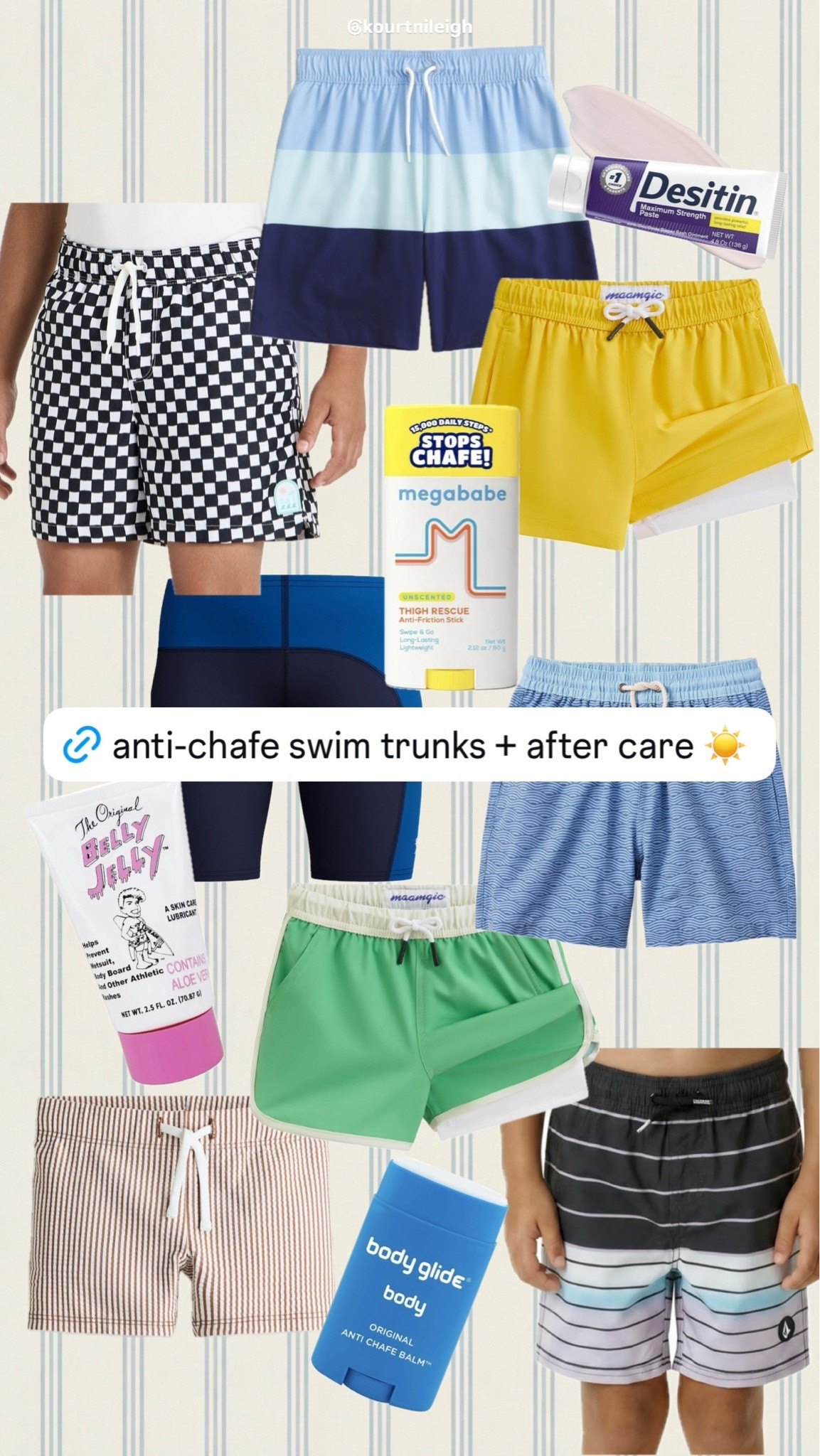 anti-chafe boys swim trunks for the beach and pool plus all the highly recommended after care products too!

#LTKSaleAlert #LTKKids #LTKSwim