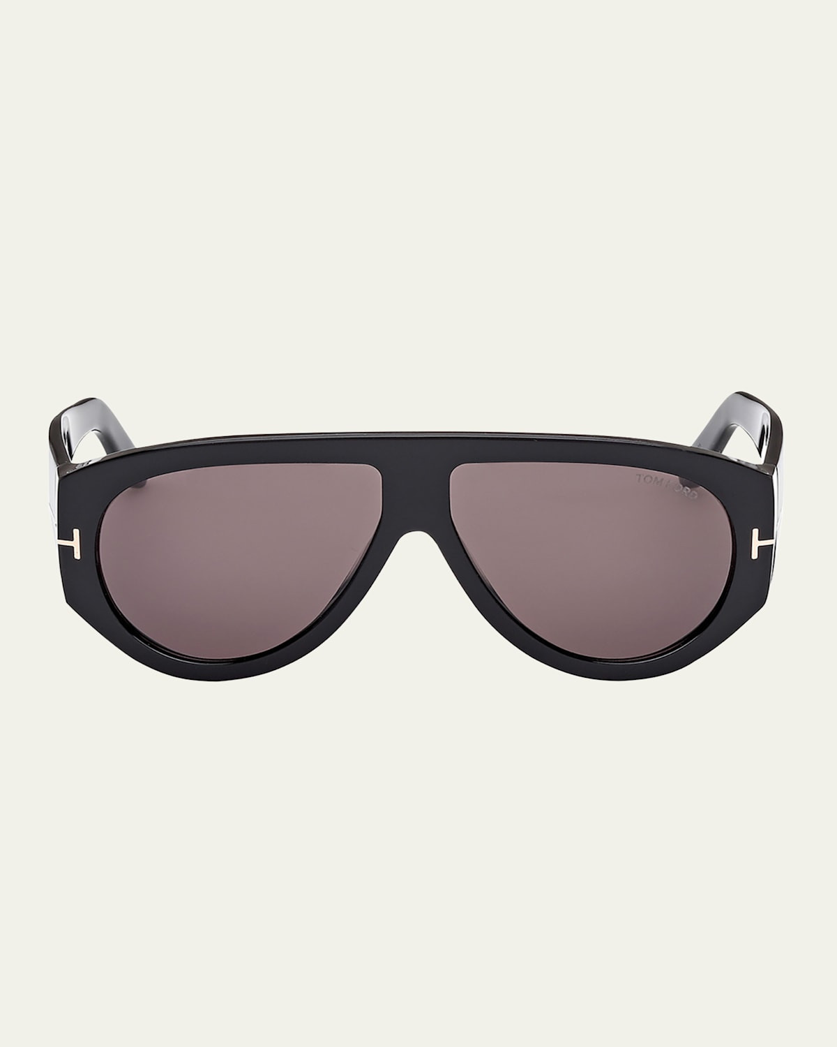 Men's Bronson T-Logo Shield Sunglasses | Bergdorf Goodman