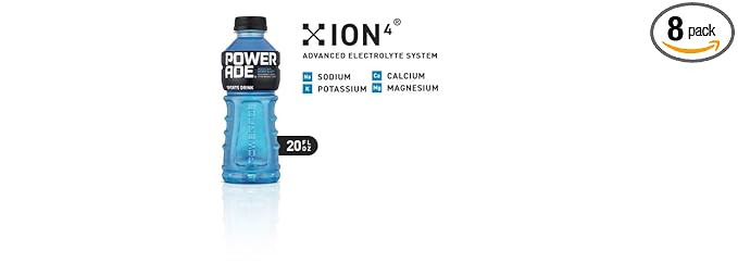 POWERADE Mountain Berry Blast, 20 fl oz, 8 Pack | Amazon (US)
