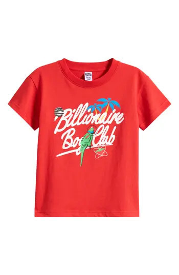 Billionaire Boys Club Kids' Spaceberry Cotton Graphic T-Shirt in Poppy Red at Nordstrom Rack, Size 11-12Y | Nordstrom Rack