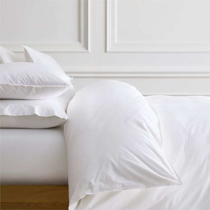 Organic Washed Cotton Percale Duvet Cover & Shams | West Elm CA