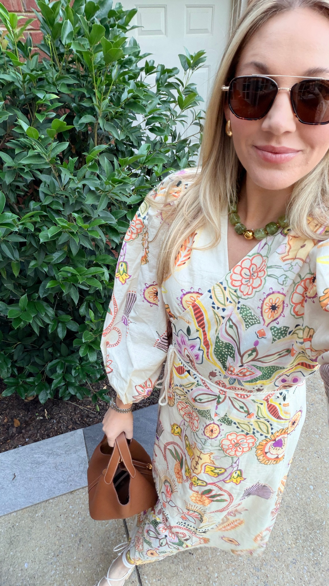 Mixing high and low in this @marieoliver dress (took M) with Amazon accessories! Trying out vivrelle & rented this Hermes bag. Linking similar from Amazon I ordered to compare with! 

#LTKdayinmylife