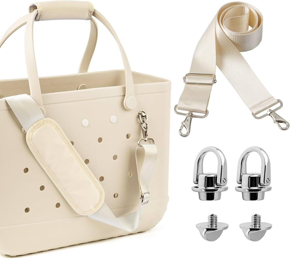 SUITMAT Shoulder Strap for Bogg Bag with Rustproof Metal Connectors, Widened Crossbody Strap for ... | Amazon (US)