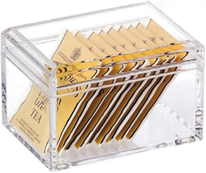 Clear Plastic Sugar packet holder Kitchen Storage Organizer for Coffee Condiment Packet,Sweetener... | Amazon (US)